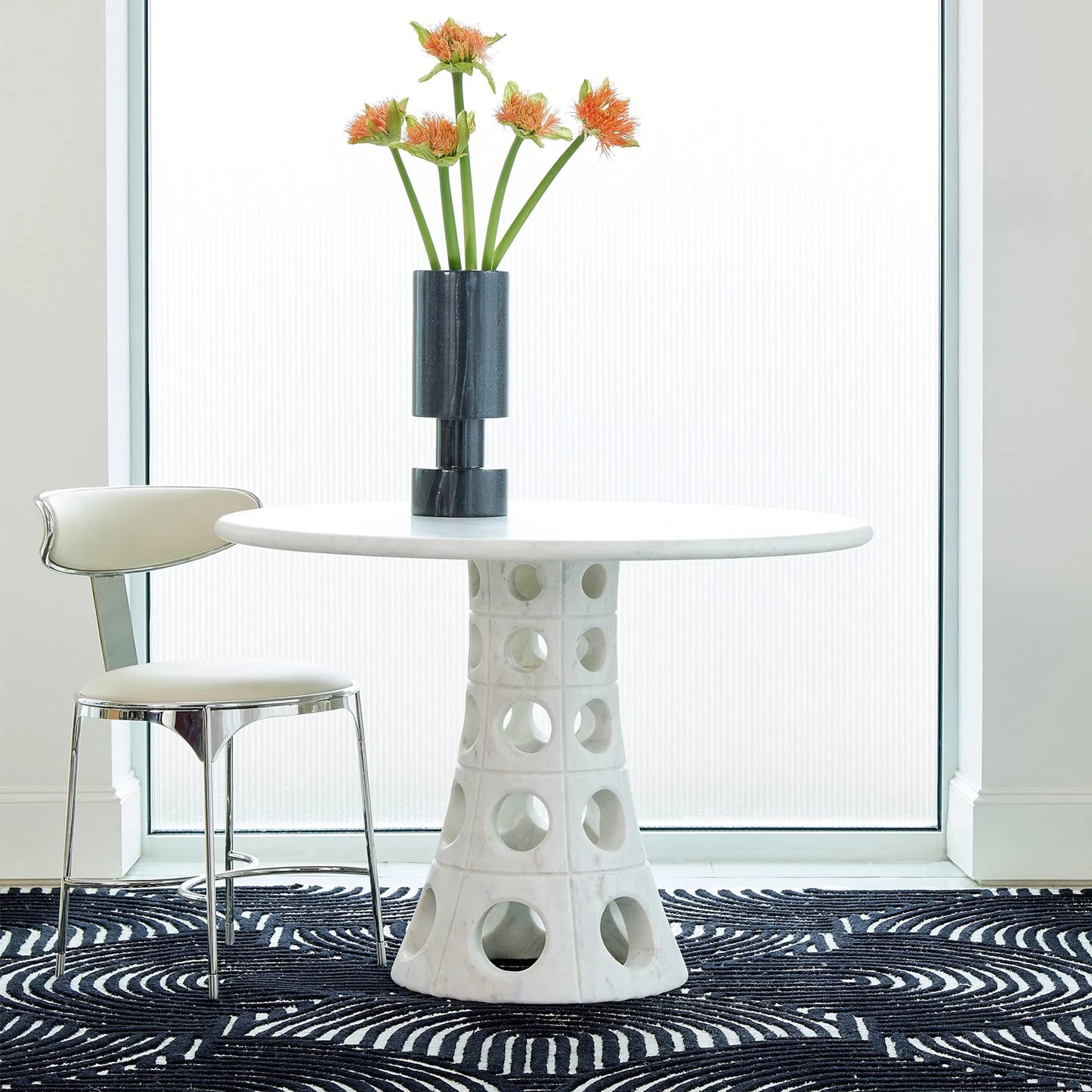 006 SR-827851 | Lifestyle | Luc Vase by Global Views. Made from unique in a modern style.