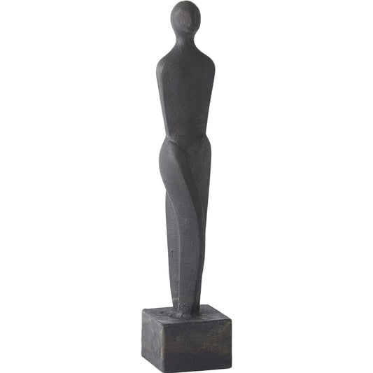 Male Sculpture by Global Views. Made from iron in a modern style.