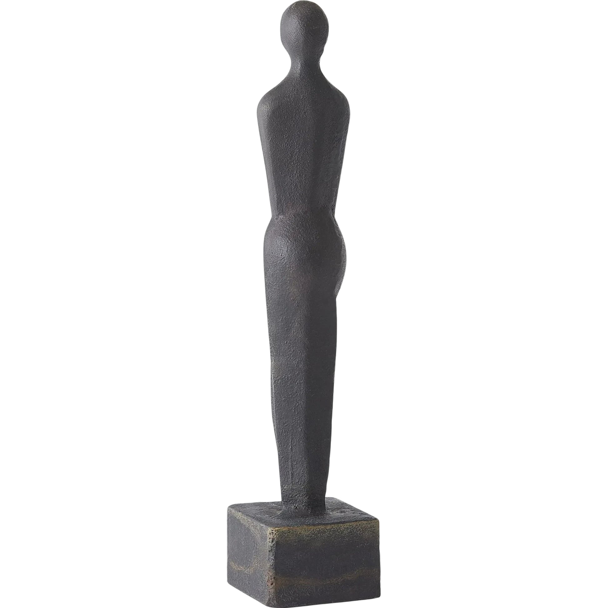 Male Sculpture by Global Views. Made from iron in a modern style.