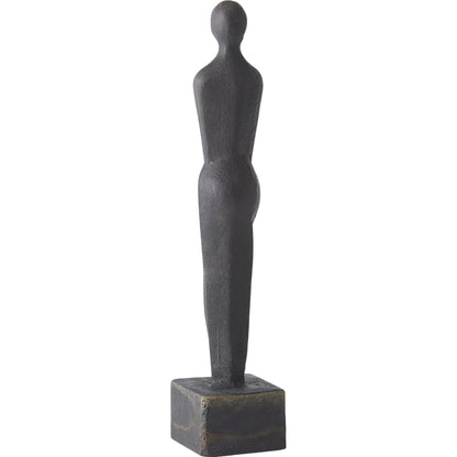 Male Sculpture by Global Views. Made from iron in a modern style.