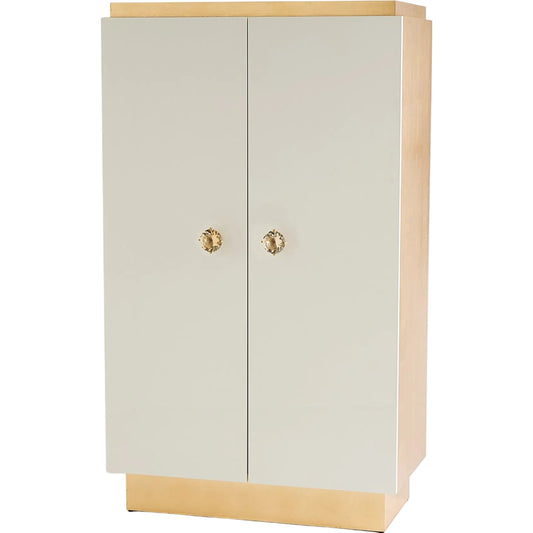 London Tall Cabinet by Global Views in gold. Made from unique in a modern style.