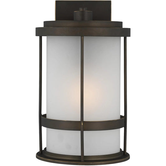 Wilburn Medium One Light Outdoor Wall Lantern by Visual Comfort & Co.. Made from aluminum in a unique style.