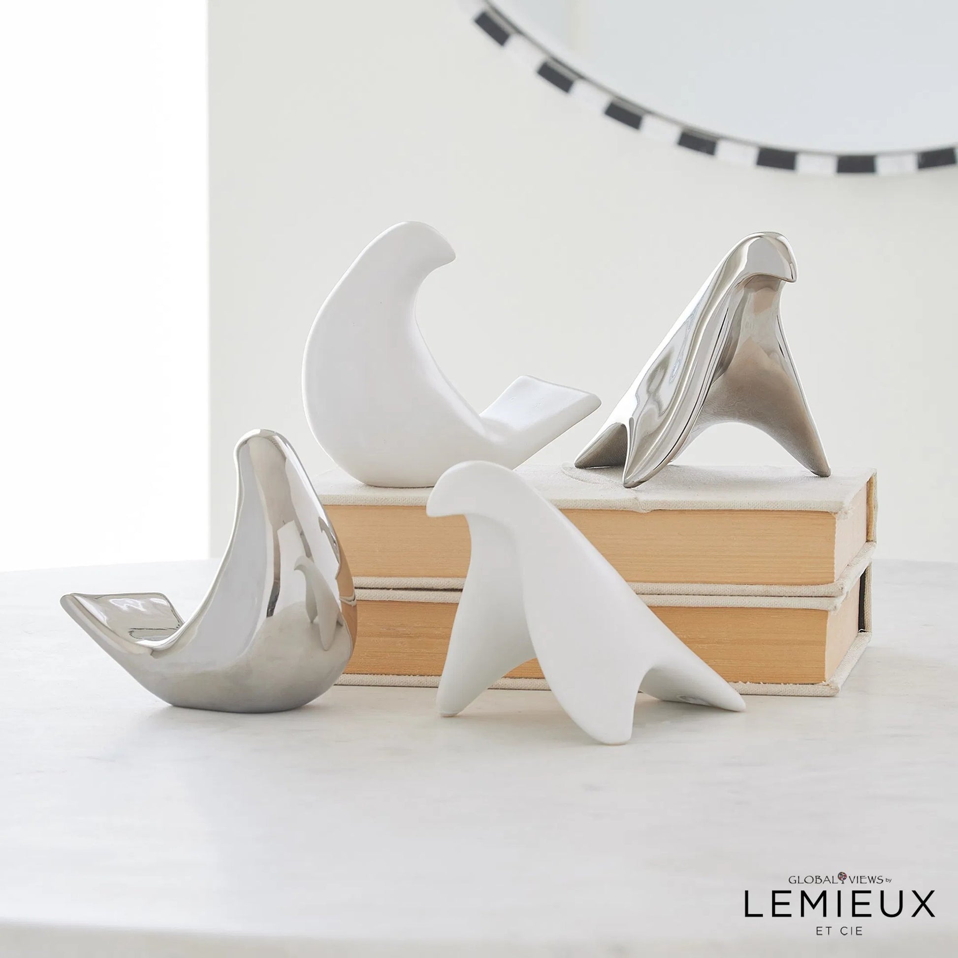 Les Animaux, Moineau by Global Views. Made from ceramic in a modern style.