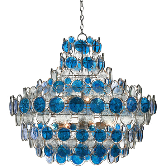 Galahad Chandelier by Currey and Company. Made from unique in a modern style.