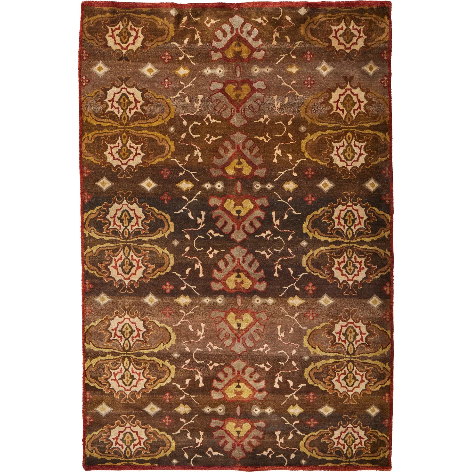Amzad Wool Rug - 6115F by Feizy in brown, rust. Made from wool in a unique style.
