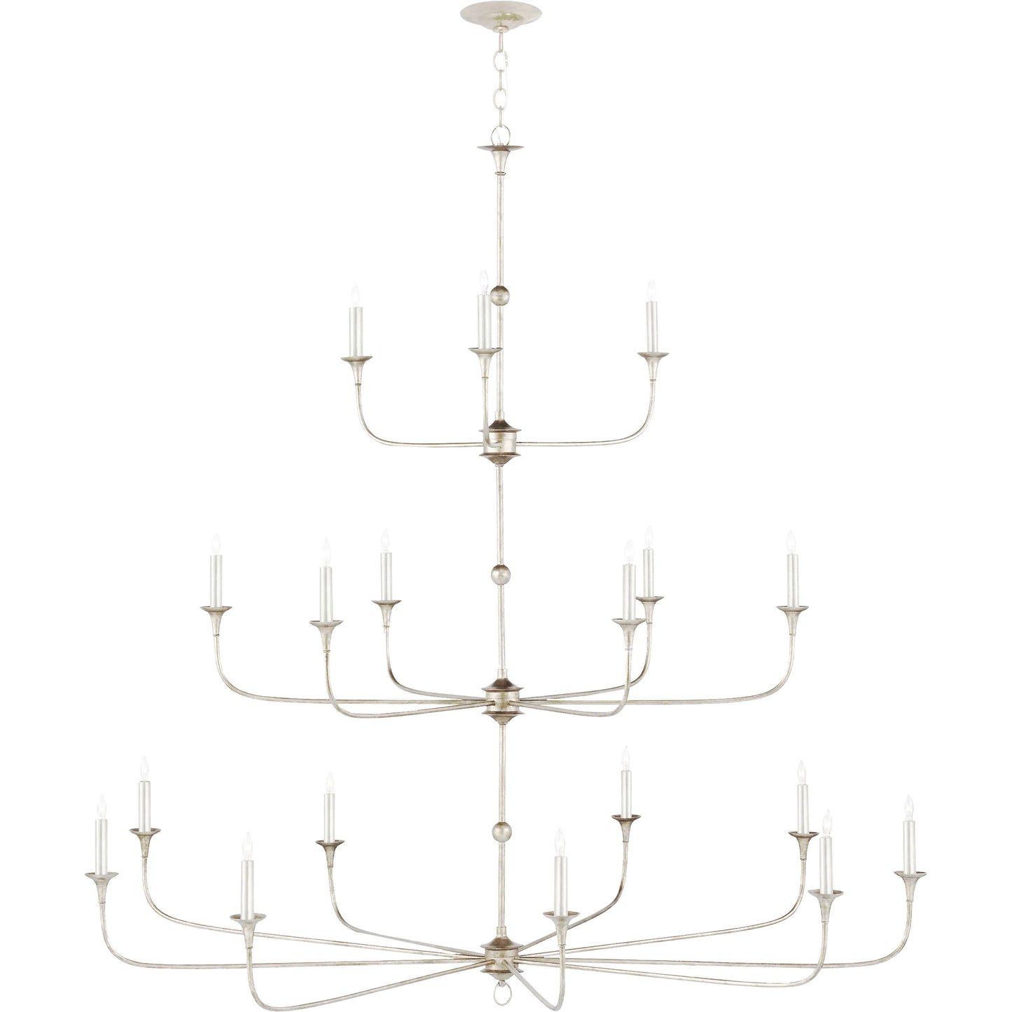 003 SI-2387113 | Primary Silo | Nottaway Grande Chandelier by Currey and Company. Made from wrought iron in a traditional style.