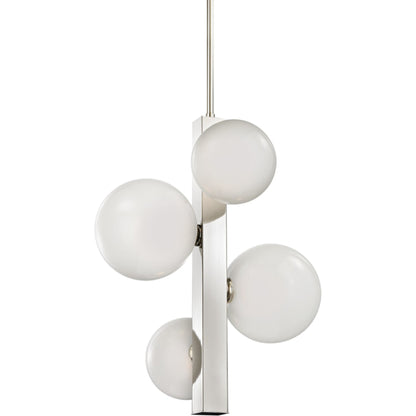 Hinsdale Pendant by Hudson Valley in aged brass. Made from brass in a modern style.