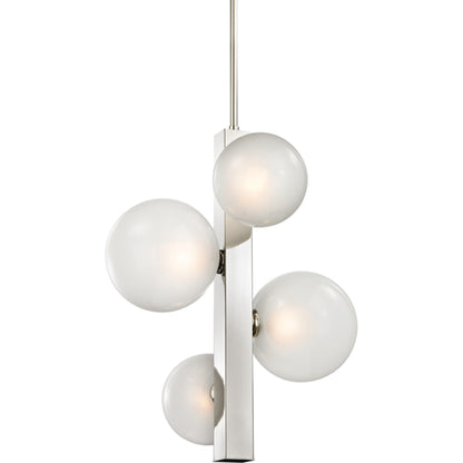 Hinsdale Pendant by Hudson Valley in aged brass. Made from brass in a modern style.