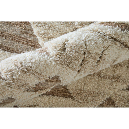 Anica Geometric ANC8A97F Rug by Feizy in ivory, taupe, gray. Made from wool in a unique style.