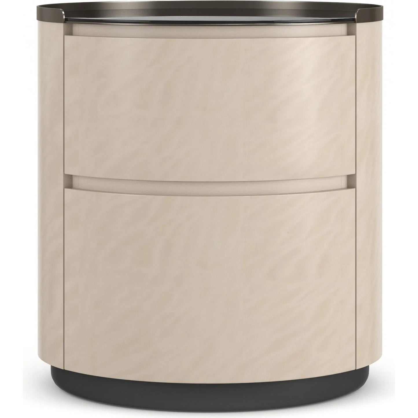 002 SI-2370812 | Additional Silo | Muse Nightstand by Caracole in nebulous, dark chocolate, deep bronze. Made from unique in a transitional style.