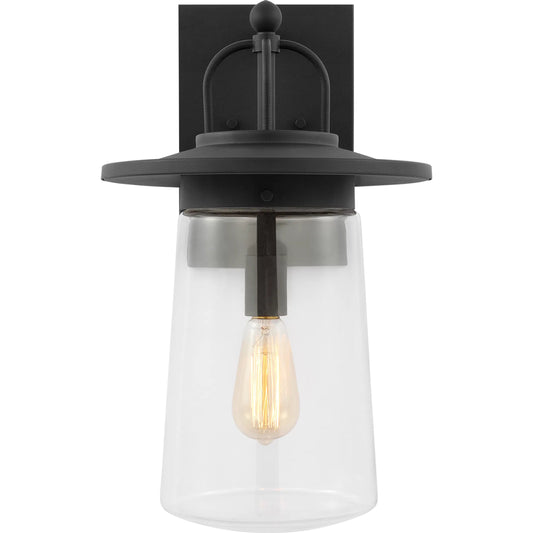 Tybee Large One Light Outdoor Wall Lantern by Visual Comfort & Co.. Made from aluminum in a unique style.