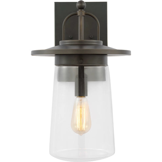 Tybee Large One Light Outdoor Wall Lantern by Visual Comfort & Co.. Made from aluminum in a unique style.