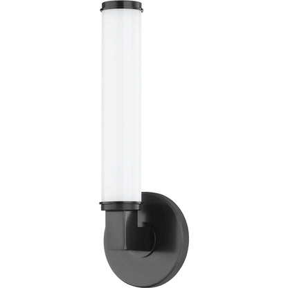 Cromwell 1 Light Wall Sconce by Hudson Valley. Made from brass in a modern style.