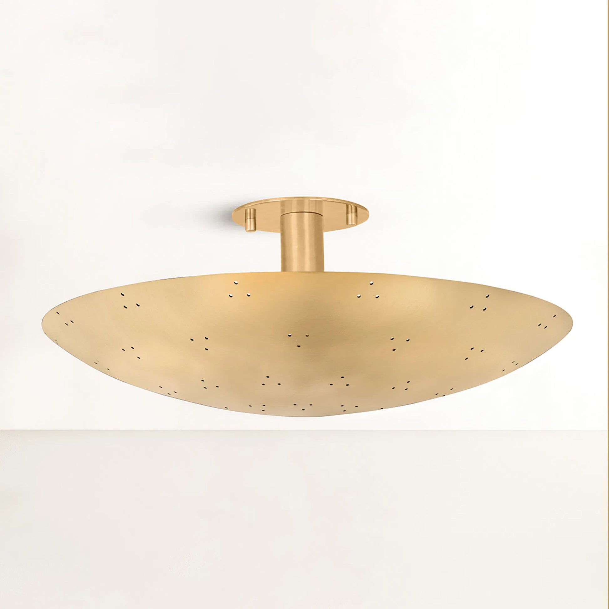 Bern Flush Mount by Hudson Valley. Made from brass in a unique style.
