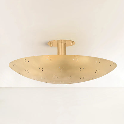 Bern Flush Mount by Hudson Valley. Made from brass in a unique style.
