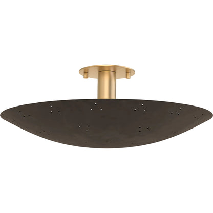 Bern Flush Mount by Hudson Valley. Made from brass in a unique style.