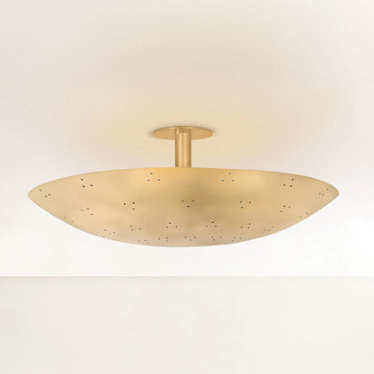 Bern Flush Mount by Hudson Valley. Made from brass in a unique style.