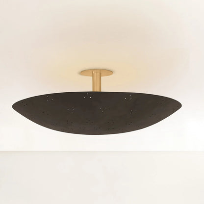 Bern Flush Mount by Hudson Valley. Made from brass in a unique style.