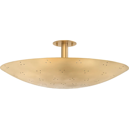 Bern Flush Mount by Hudson Valley. Made from brass in a unique style.