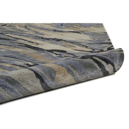 Dryden Transitional Rug - 8790F by Feizy in blue, gray, taupe. Made from viscose, wool in a unique style.