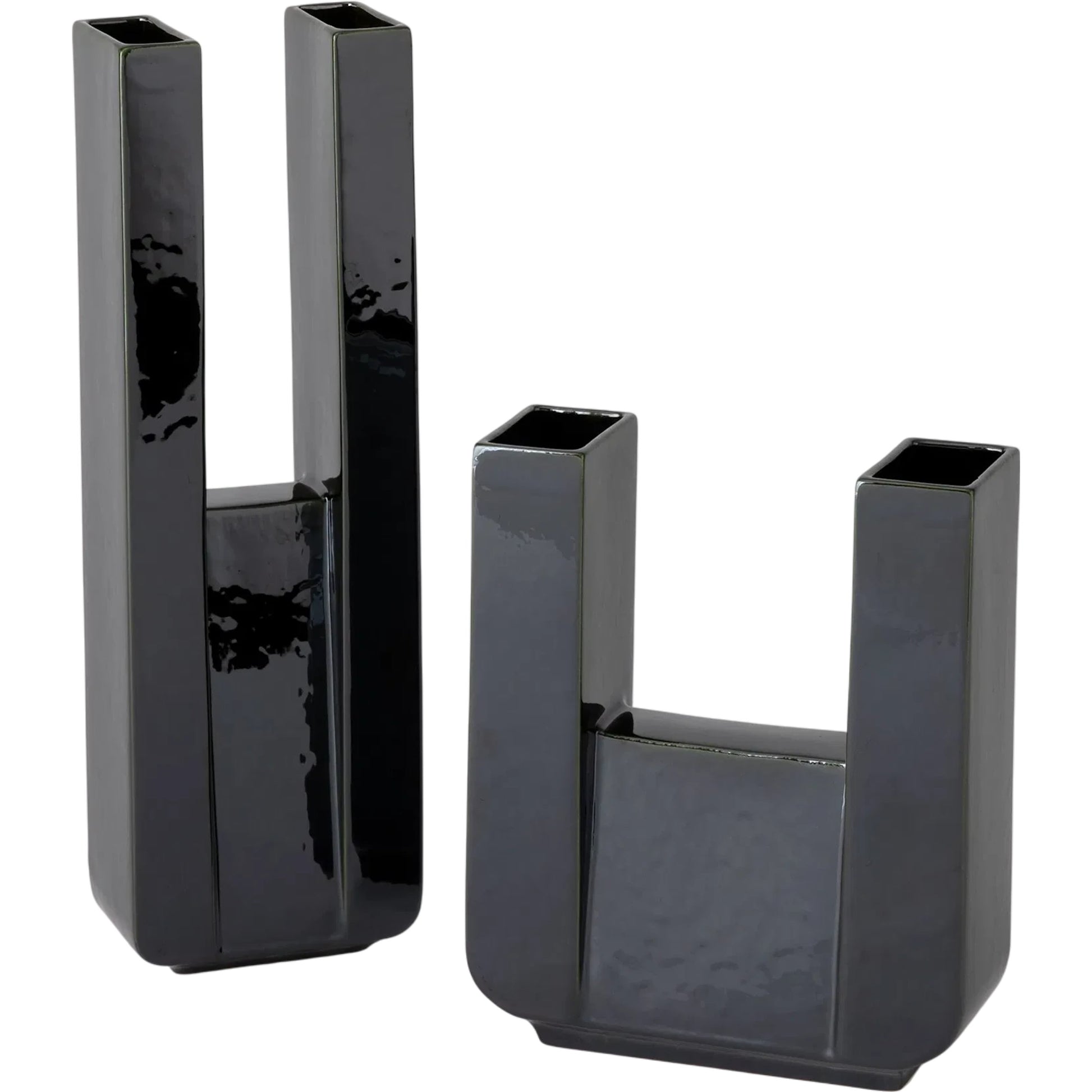 Metropolis Vase by Global Views. Made from earthenware in a rustic style.