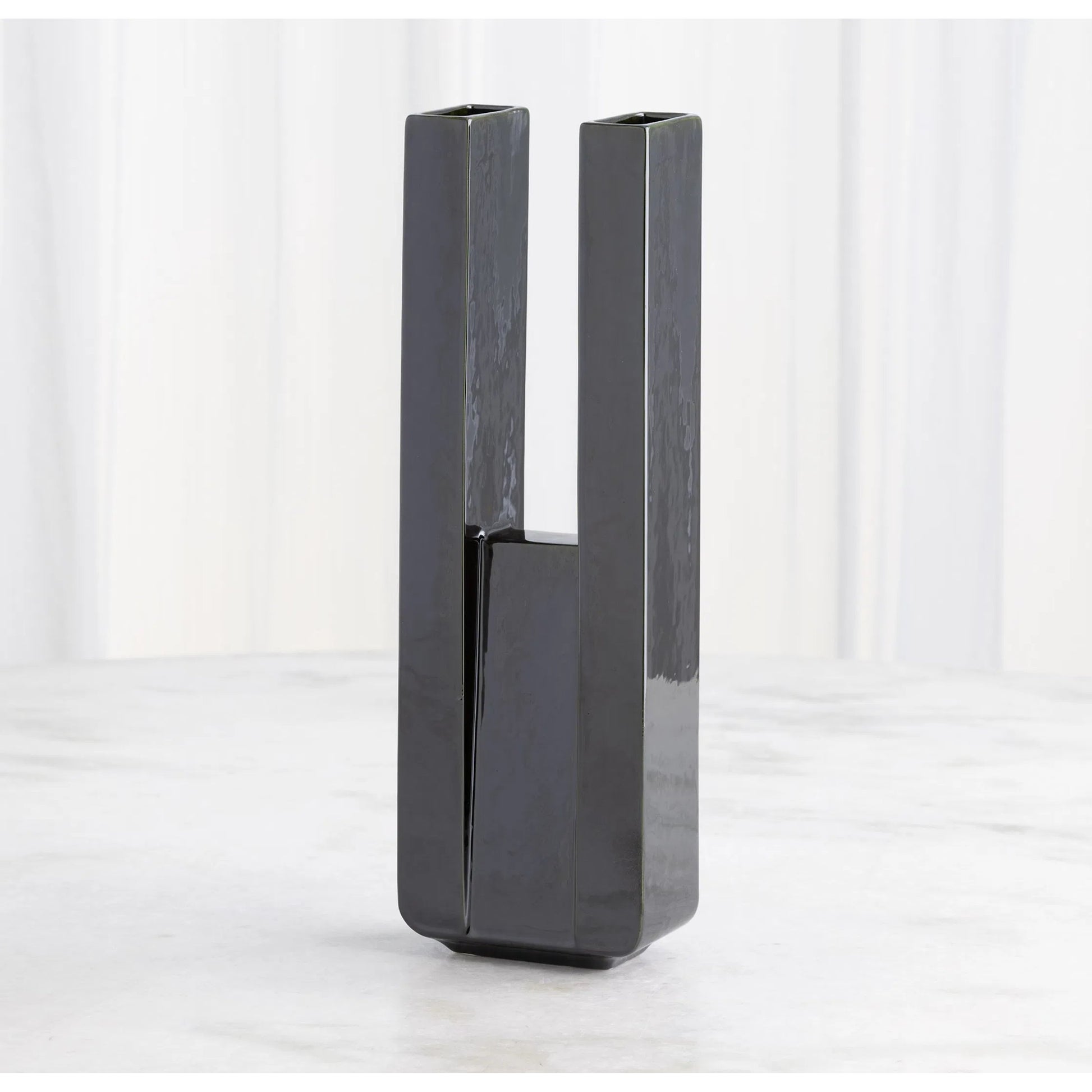Metropolis Vase by Global Views. Made from earthenware in a rustic style.