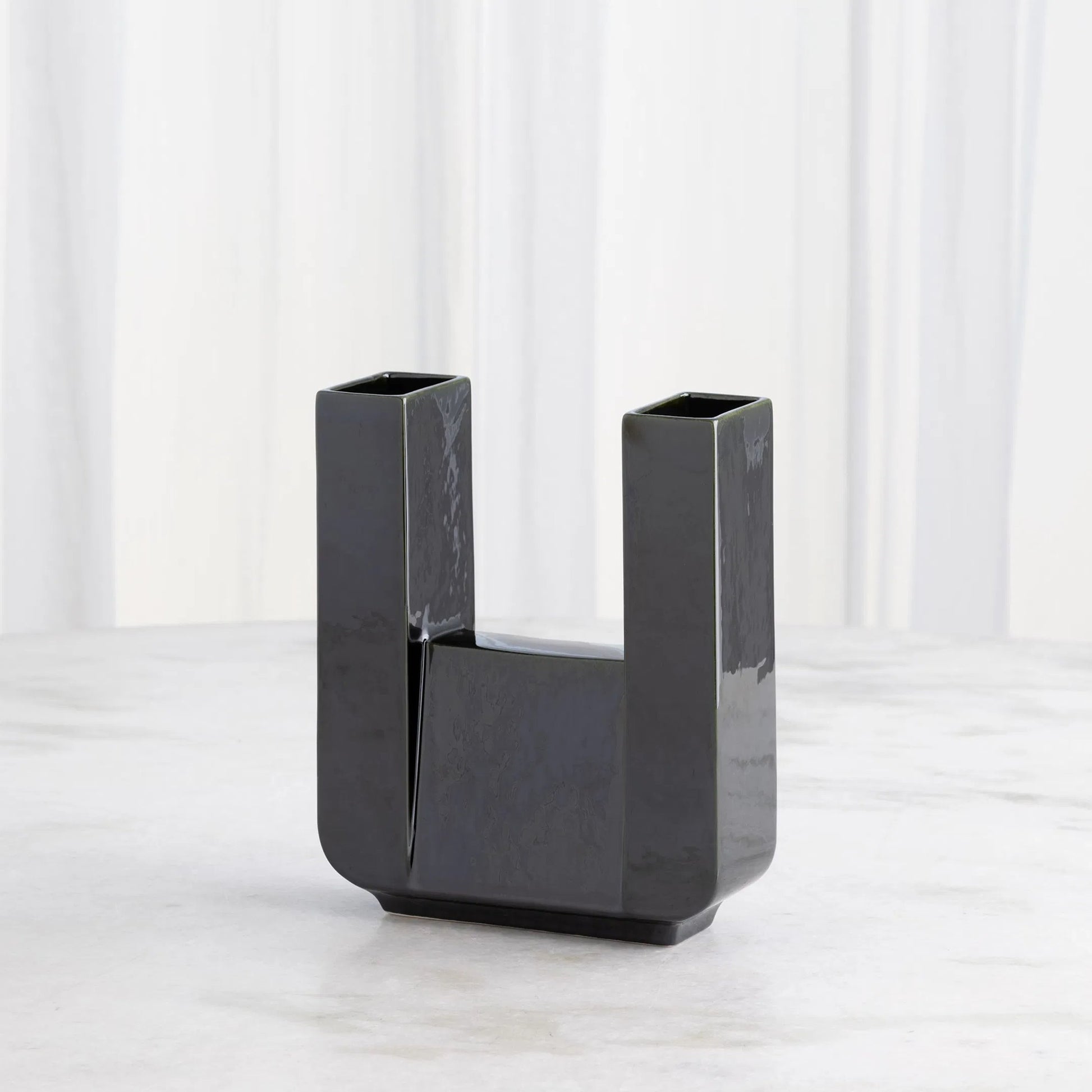 Metropolis Vase by Global Views. Made from earthenware in a rustic style.