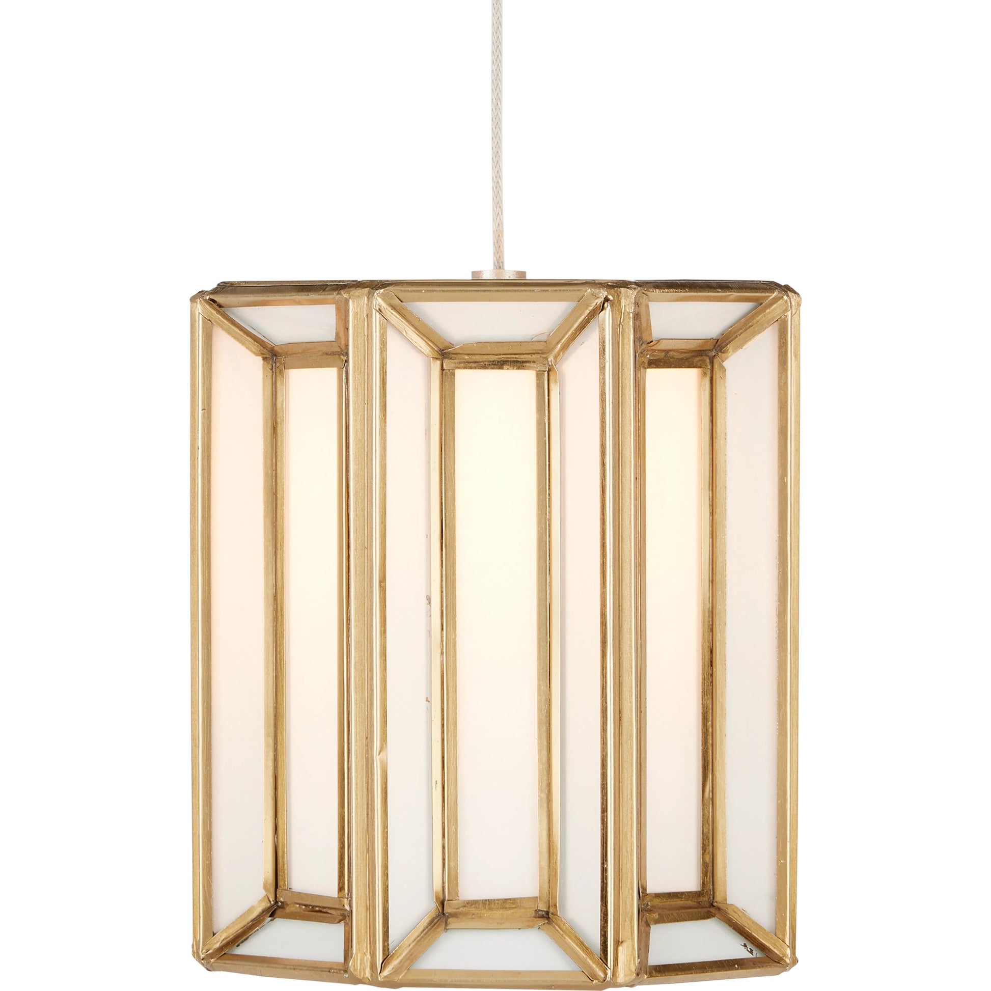 Daze Rectangular 15-LIGHT Multi-Drop Pendant by Currey and Company in antique brass, white, painted silver. Made from frosted glass in a modern style.