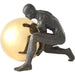 Boulder Man by Global Views. Made from cast iron, stainless steel ball in a modern style.