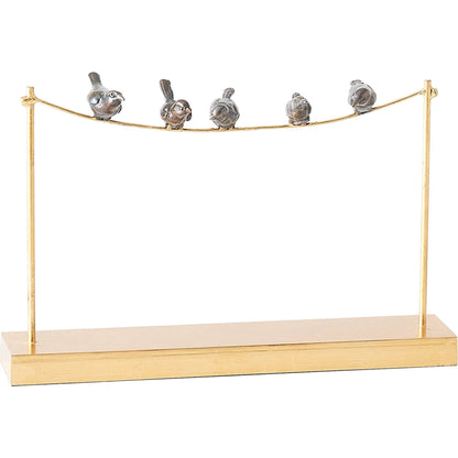 Birds on a Wire by Global Views. Made from cast iron, iron in a modern style.