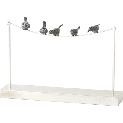 Birds on a Wire by Global Views. Made from cast iron, iron in a modern style.