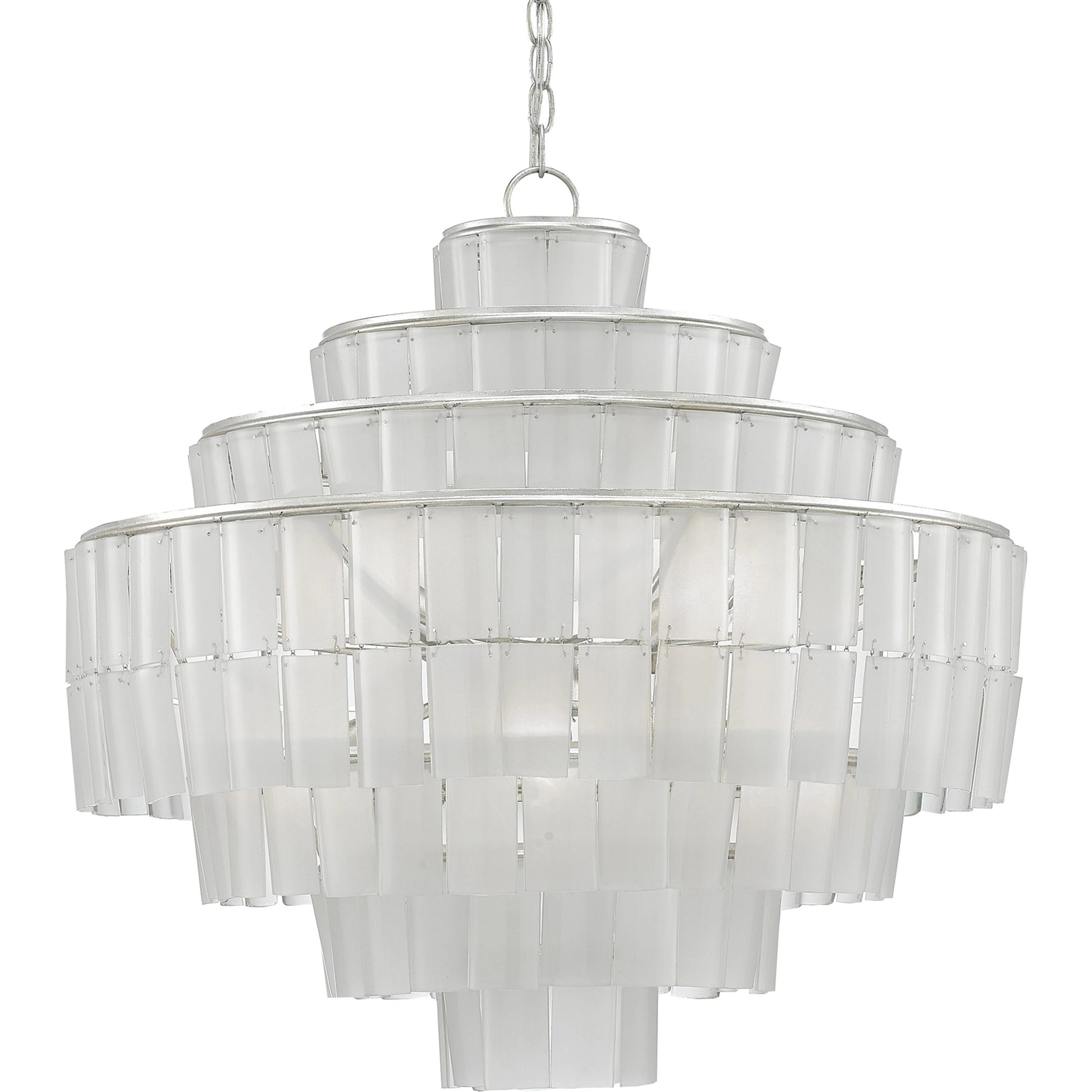 Sommelier Chandelier by Currey and Company. Made from wrought iron, bottle glass in a modern style.