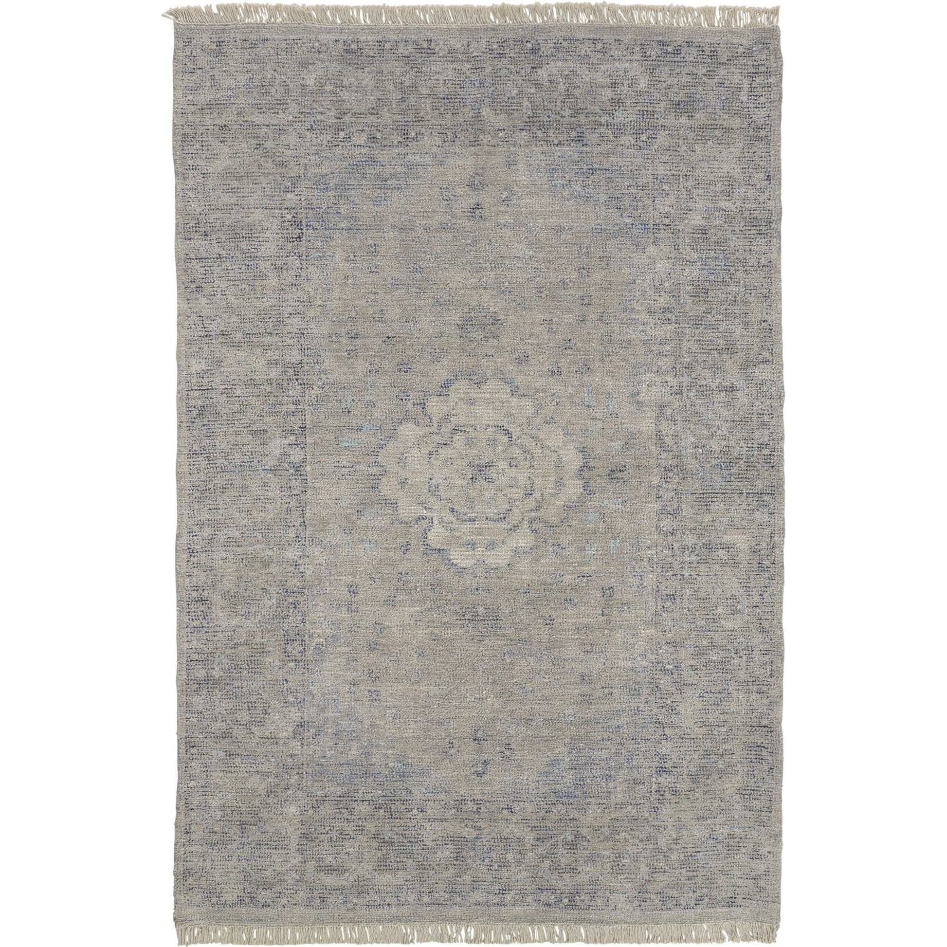 Caldwell Transitional Rug - 8108F by Feizy in gray, blue, ivory. Made from wool, viscose in a unique style.