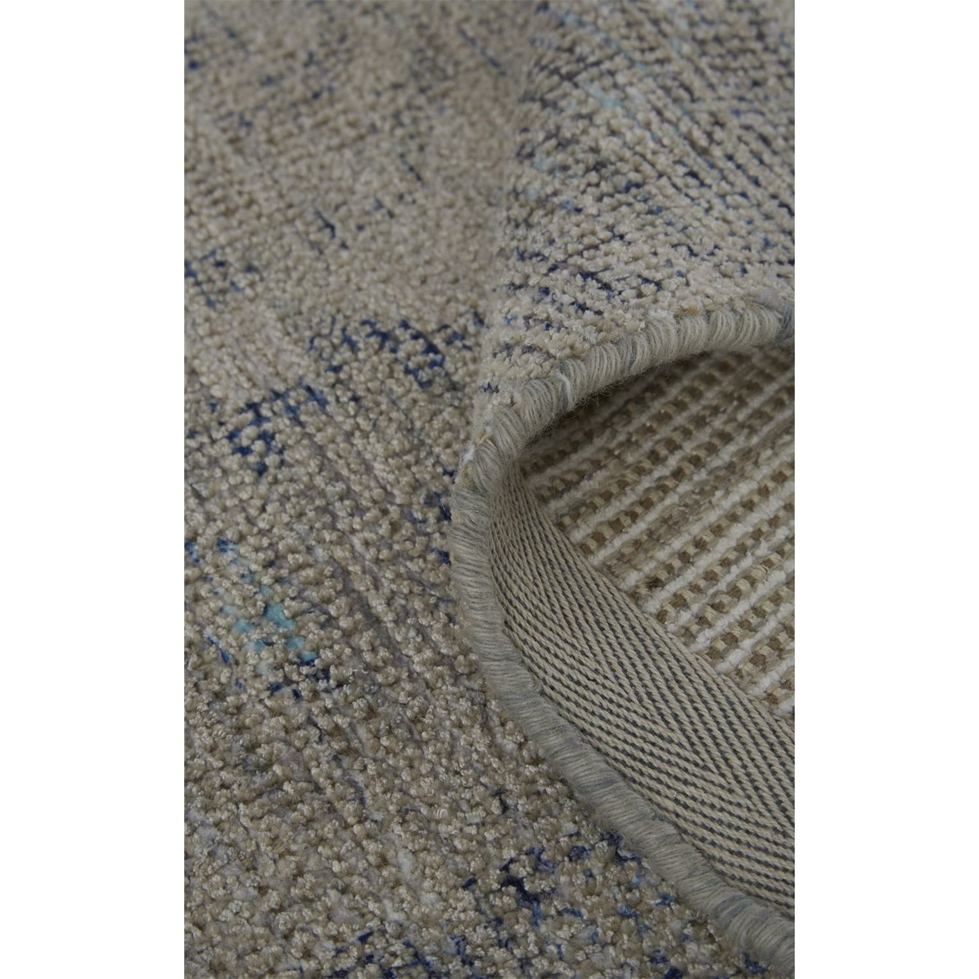 Caldwell Transitional Rug - 8108F by Feizy in gray, blue, ivory. Made from wool, viscose in a unique style.