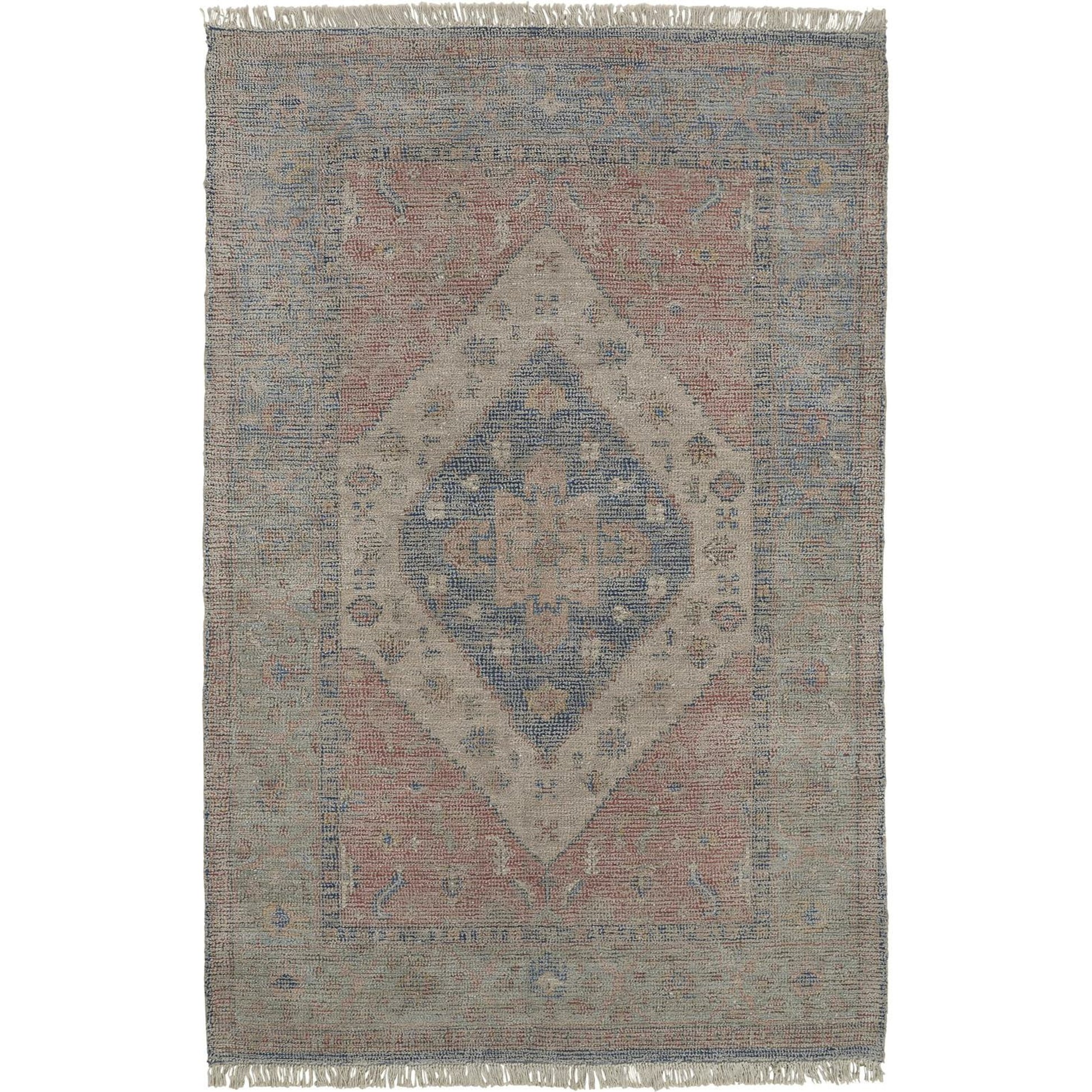 Caldwell Transitional Rug - 8127F by Feizy in ivory, blue, red. Made from wool, viscose in a unique style.