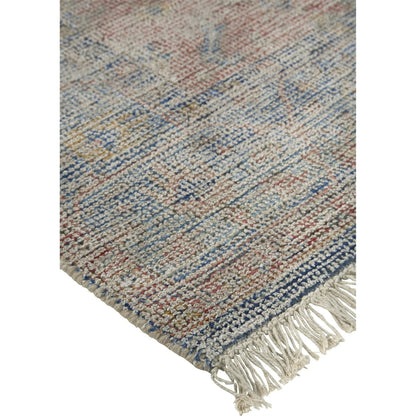 Caldwell Transitional Rug - 8127F by Feizy in ivory, blue, red. Made from wool, viscose in a unique style.