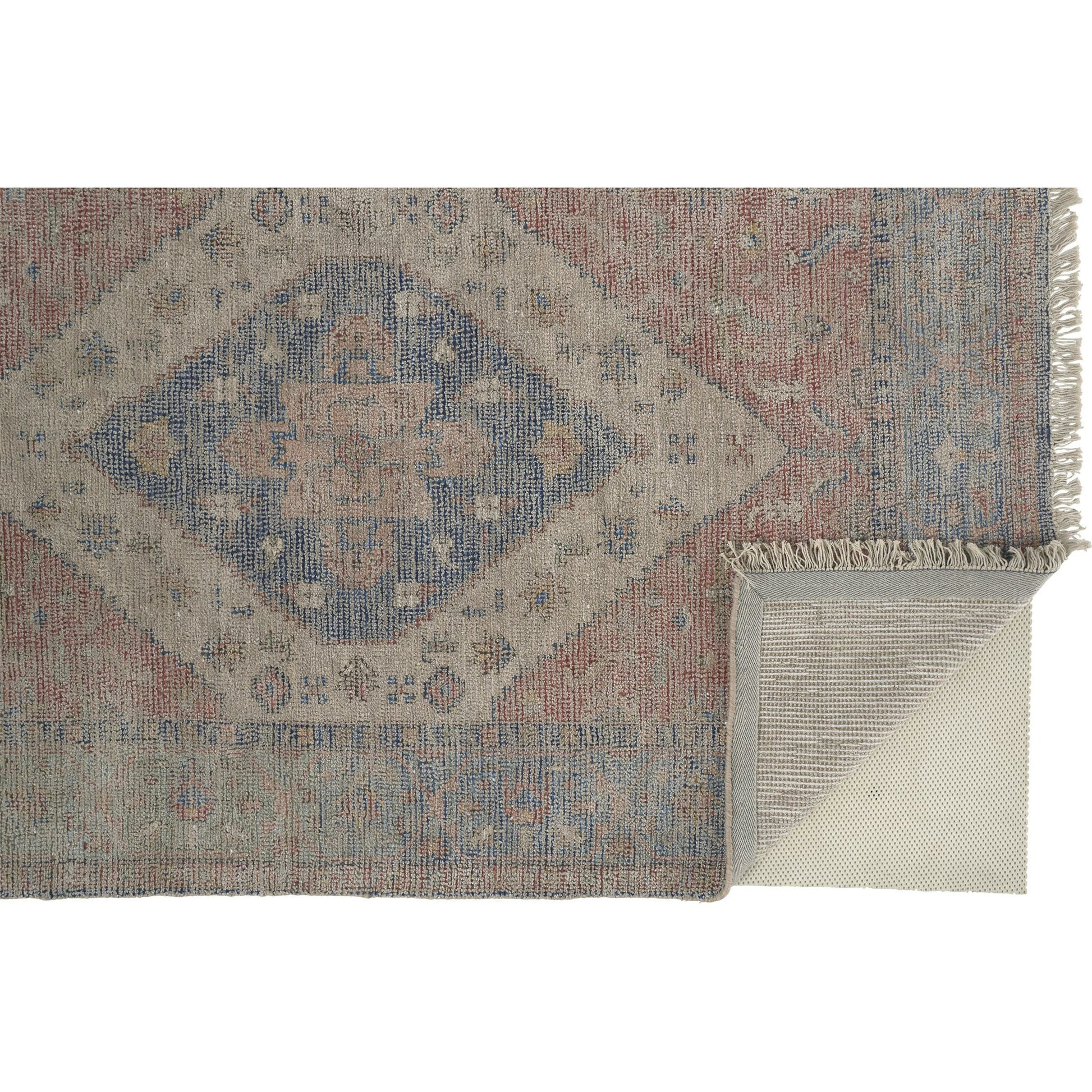 Caldwell Transitional Rug - 8127F by Feizy in ivory, blue, red. Made from wool, viscose in a unique style.