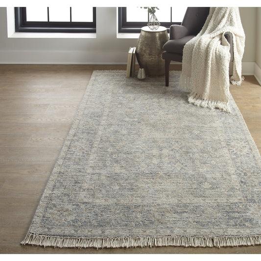 Caldwell Transitional Rug - 8799F by Feizy in gray, blue, taupe. Made from wool, viscose in a unique style.