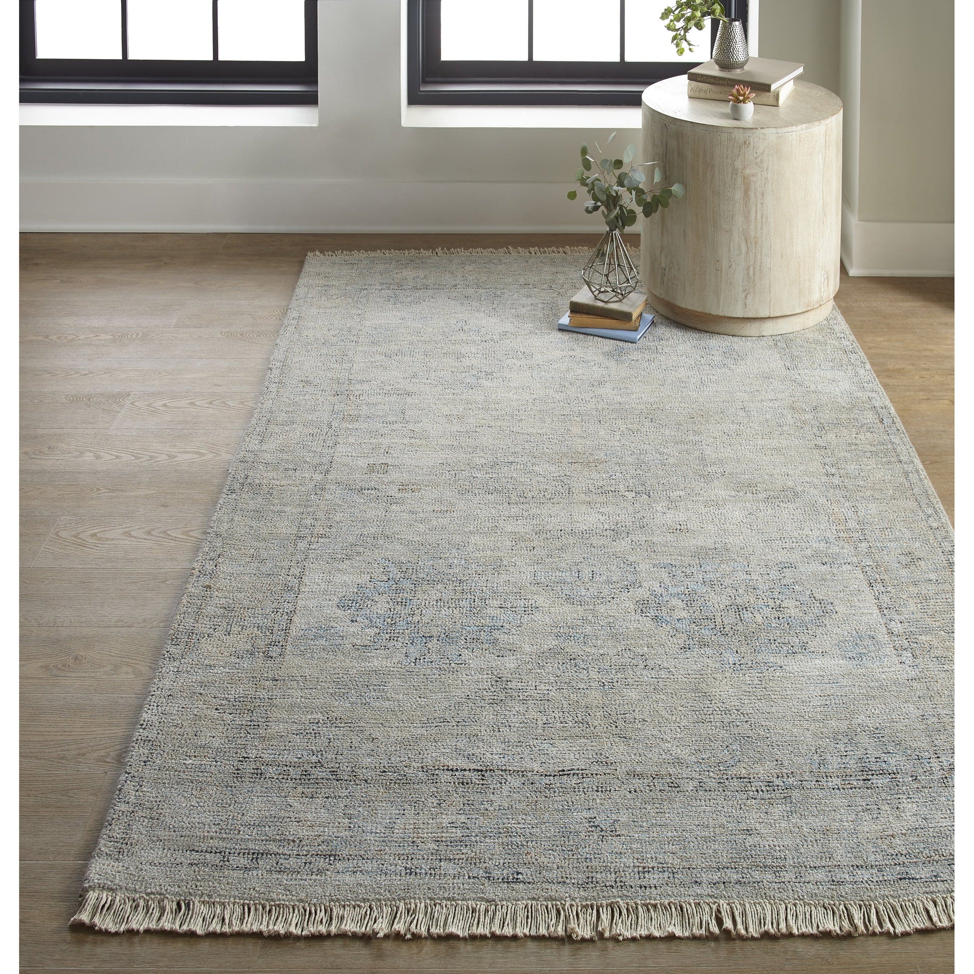Caldwell Transitional Oriental Rug - 8801F by Feizy in blue, gray, taupe. Made from wool, viscose in a unique style.