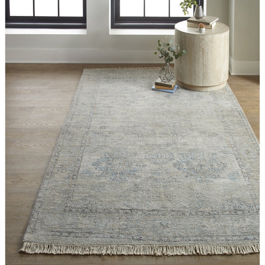 Caldwell Transitional Oriental Rug - 8801F by Feizy in blue, gray, taupe. Made from wool, viscose in a unique style.