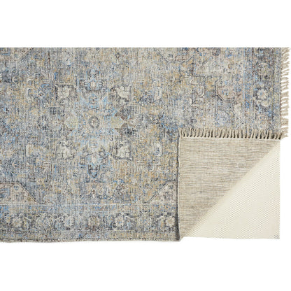 Caldwell Transitional Rug - 8802F by Feizy in blue, gray, tan. Made from wool, viscose in a unique style.
