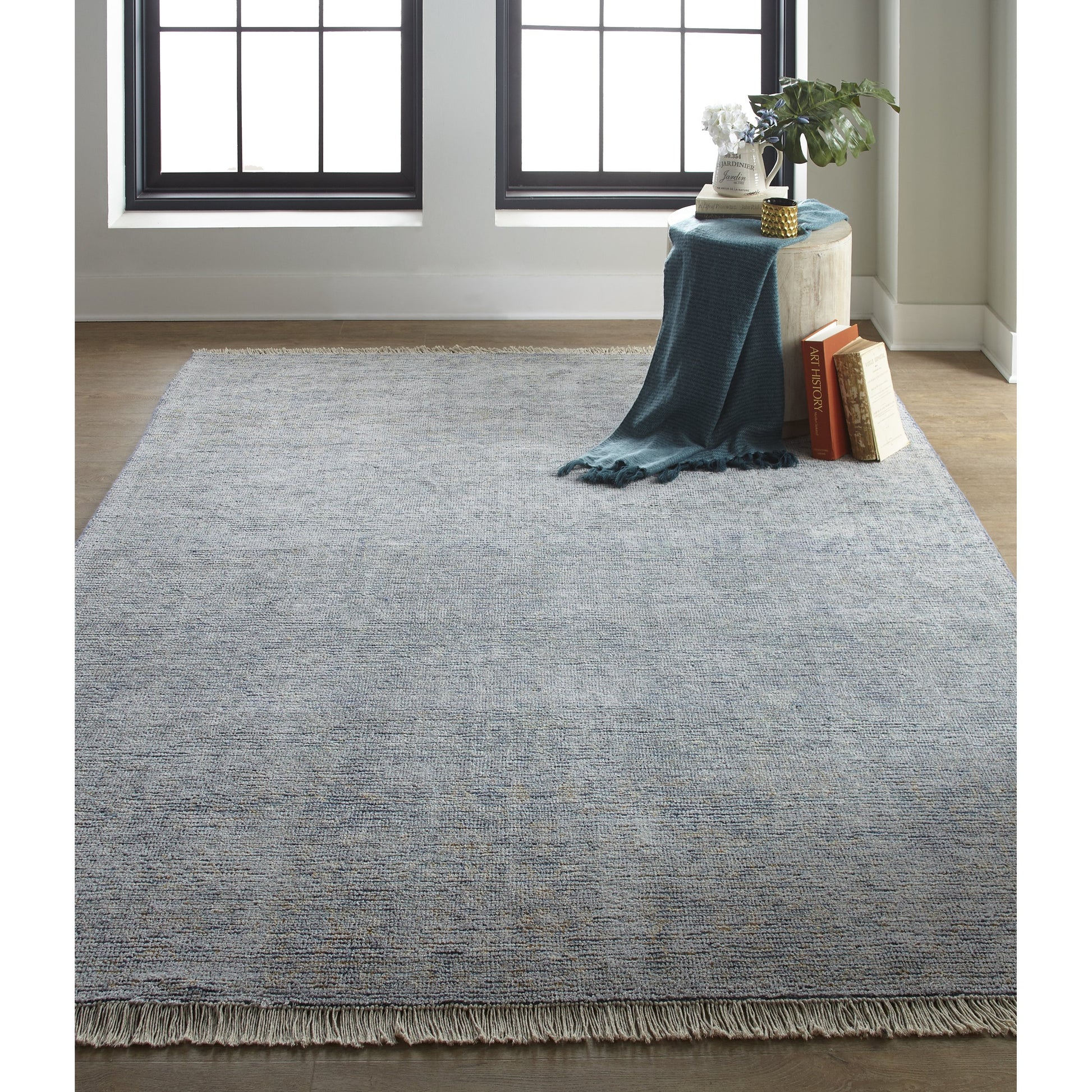 Caldwell Transitional Rug - 8803F by Feizy in blue, gray. Made from wool, viscose in a unique style.