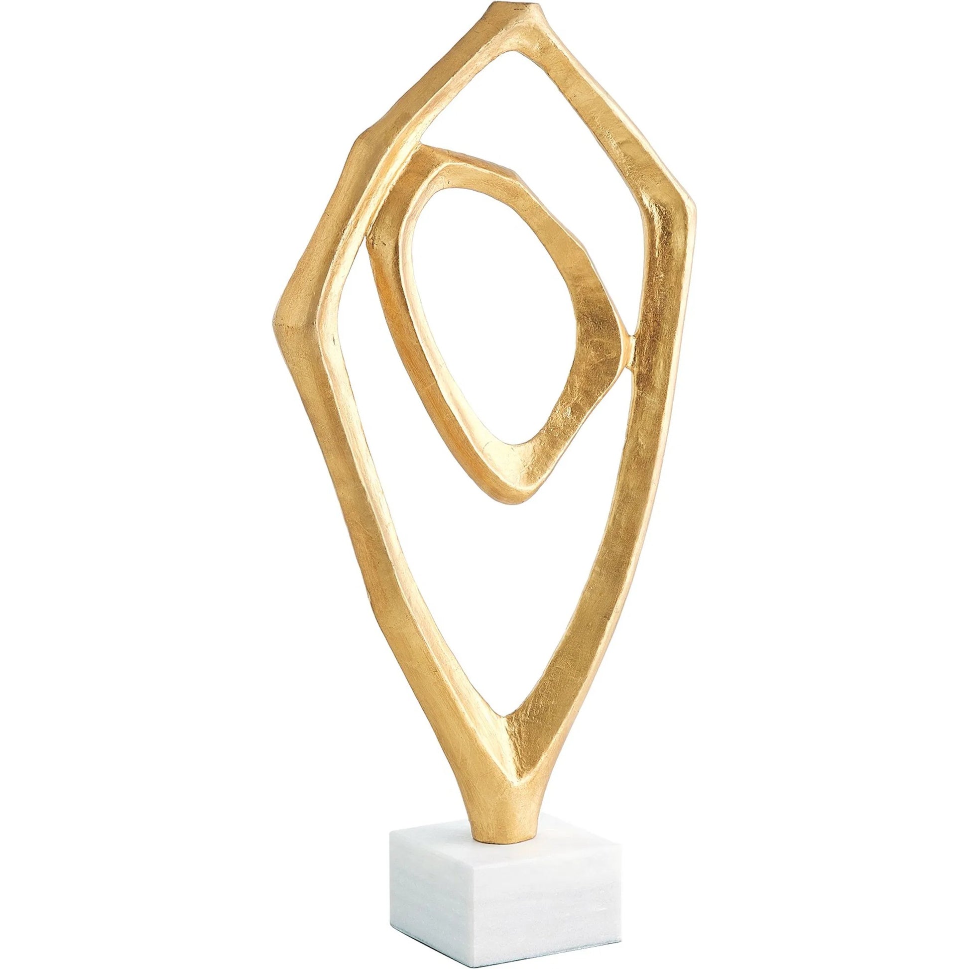 Interplay Sculpture by Global Views in marble. Made from unique in a modern style.