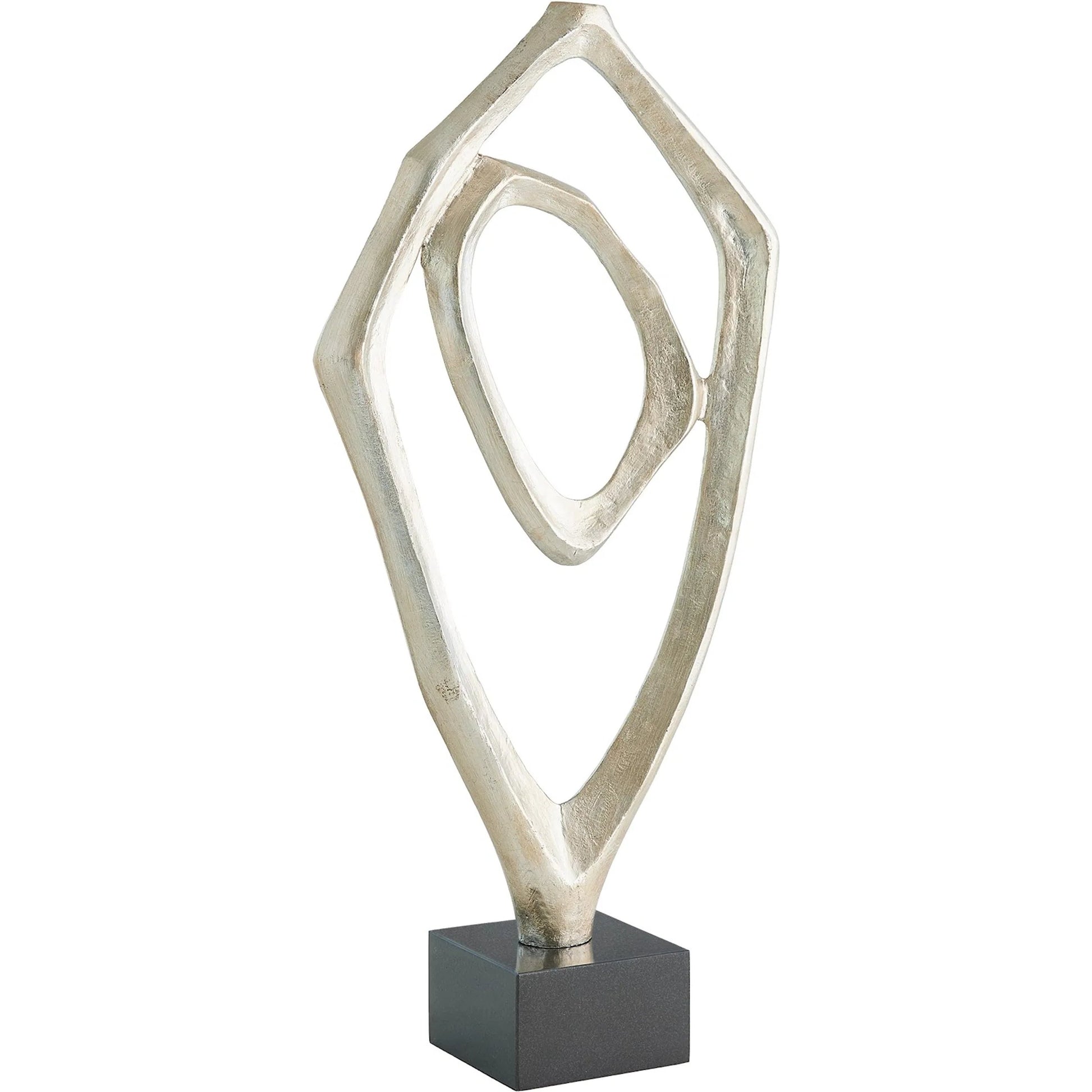 Interplay Sculpture by Global Views in marble. Made from unique in a modern style.