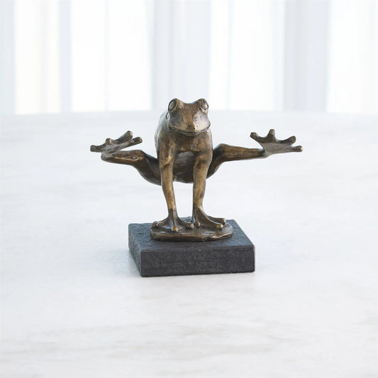 Leap Frog by Global Views in marble. Made from unique in a unique style.