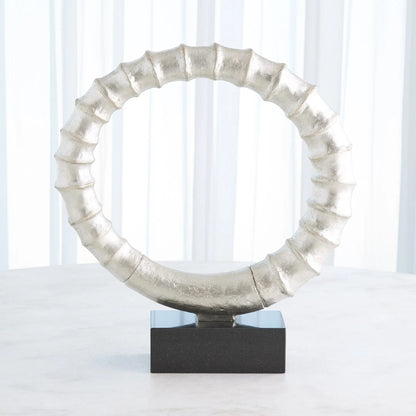 Infinity Horn Sculpture by Global Views in marble. Made from unique in a modern style.