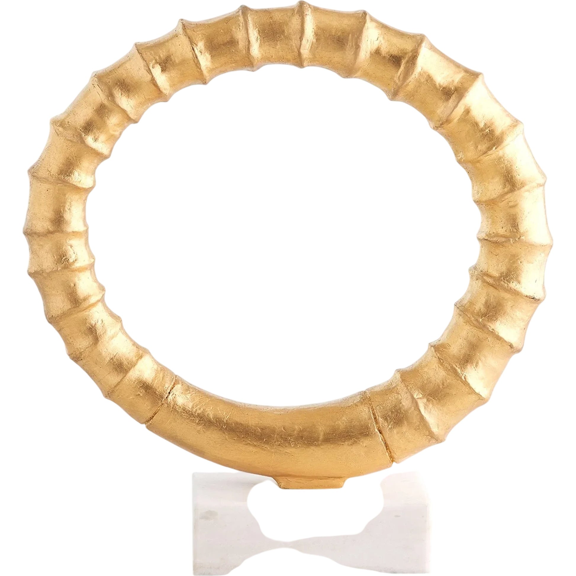 Infinity Horn Sculpture by Global Views in marble. Made from unique in a modern style.