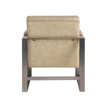 Corbin Accent Chair by Universal Furniture in nehir sand leather. Made from 100% leather in a transitional style.