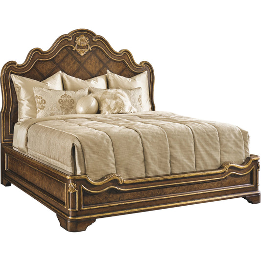 Aria King Panel Bed by Maitland-Smith. Made from unique in a traditional style.