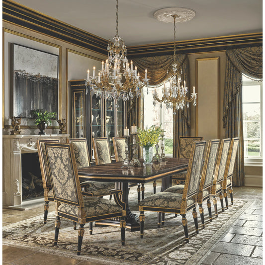 Grand Traditions Dining Table by Maitland-Smith. Made from unique in a traditional style.